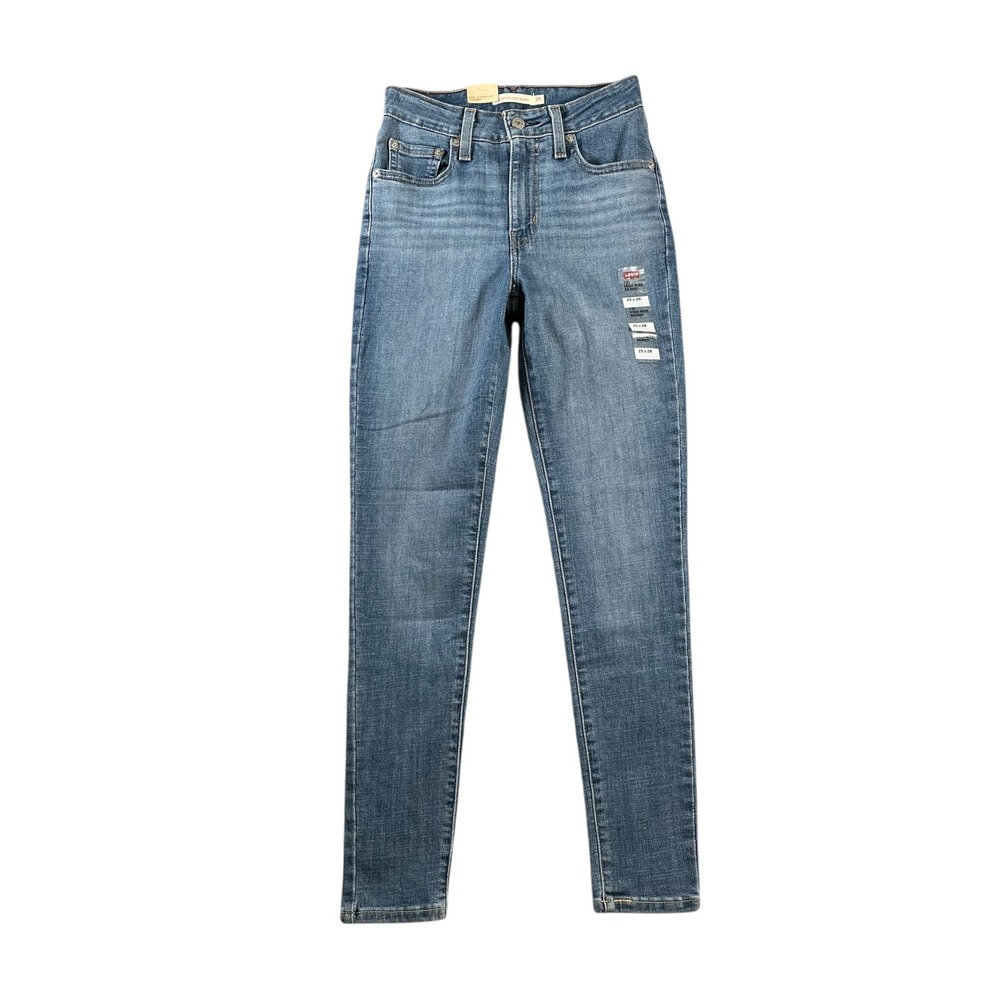 Levis 721 High Rise Skinny Jeans Womens Size W25 L28 Blue Denim